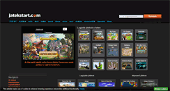 Desktop Screenshot of jatekstart.com